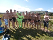 Bog Frog with Stag party thisweekend - i really didn't think I'd be the only one wearing fancy dress (or clothes for that matter!)