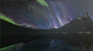 "Dance of the Spirit" - aurora over th Fjord